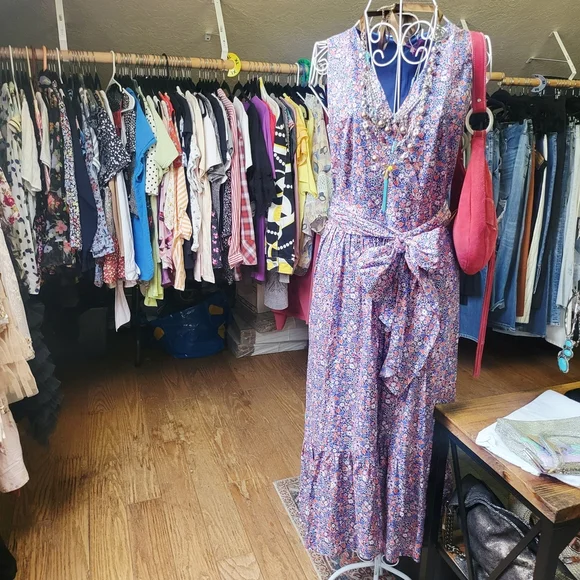 New J. Crew Liberty Of London Kayoko Dress with Bow Detail - Picture 2 of 5